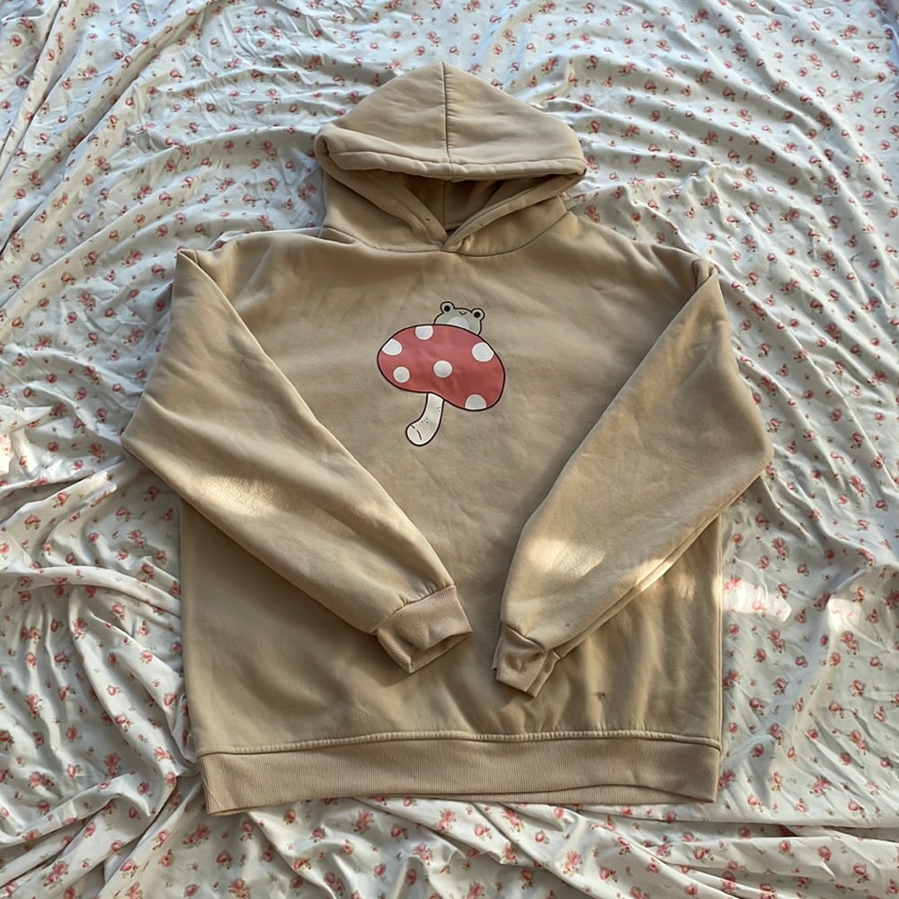 Mushroom frog hoodie